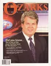 Cover of Ozarks magazine featuring a man in a suit against a colorful background.