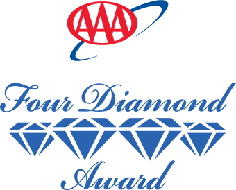 Logo featuring red and blue shapes forming a stylized "P."