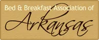 Logo of the Bed & Breakfast Association of Arkansas.
